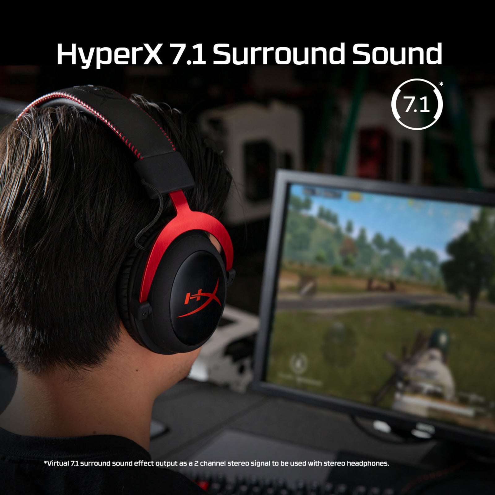 Casque HyperX Cloud II - Jeux (noir rouge) - 02