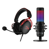 HyperX Cloud Alpha + Quadcast S Bundle