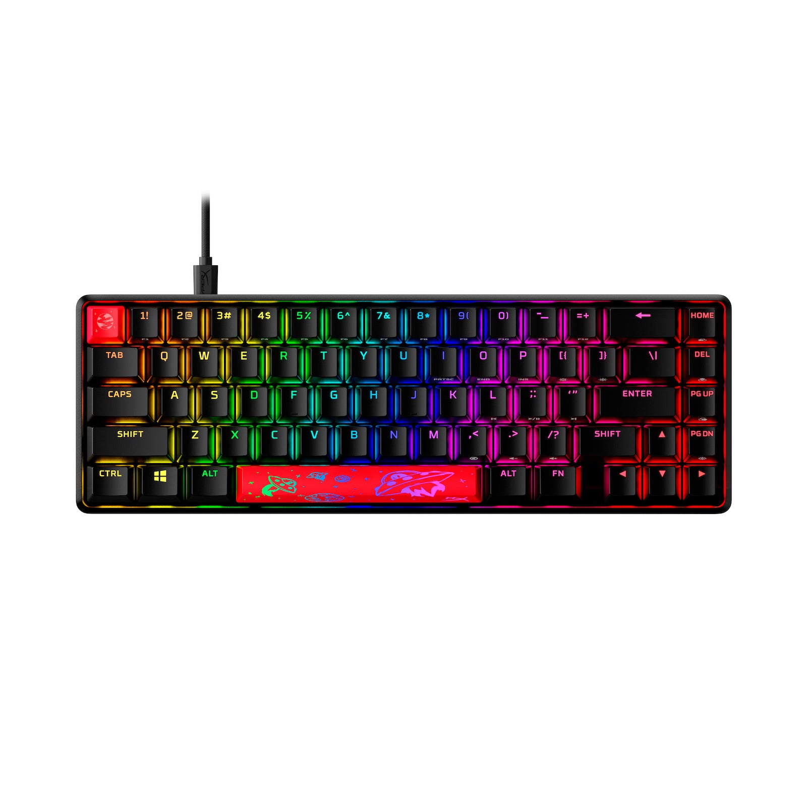 HyperX Alloy Origins 65 - Clavier mécanique gaming - HX aqua (Agencement US) - 05