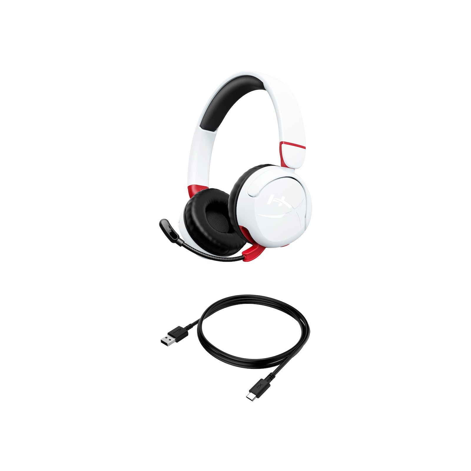 HyperX Cloud Mini — Casque sans fil pour gaming (blanc) - 08
