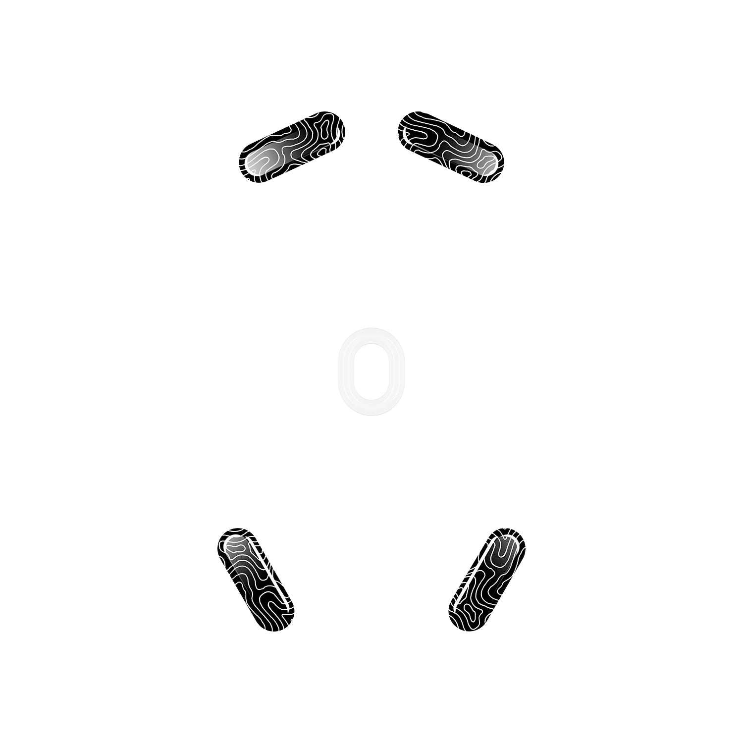 Patins en verre pour souris HyperX - 09