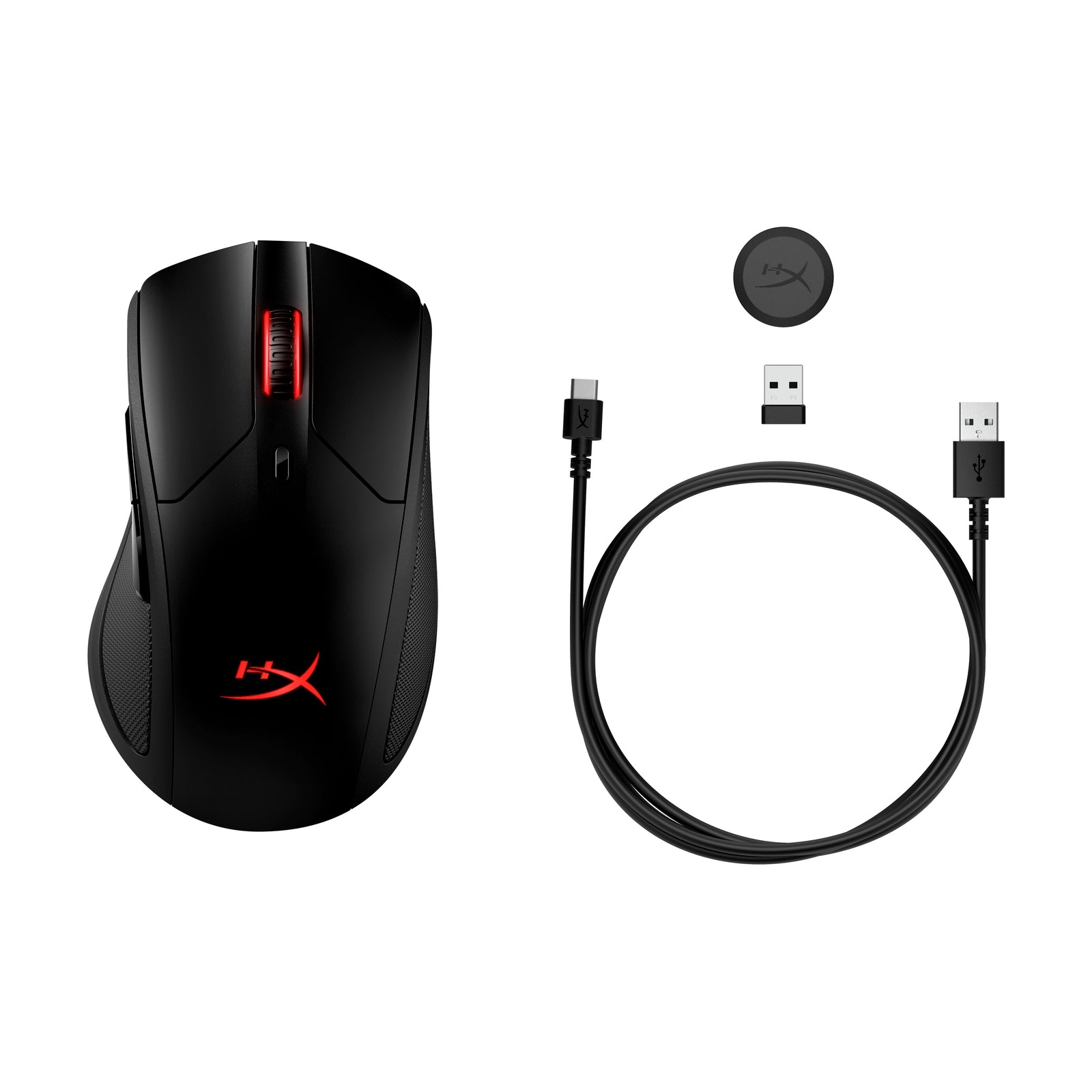 Souris sans fil HyperX Pulsefire Plus - Souris de jeu sans fil (noire) - 07