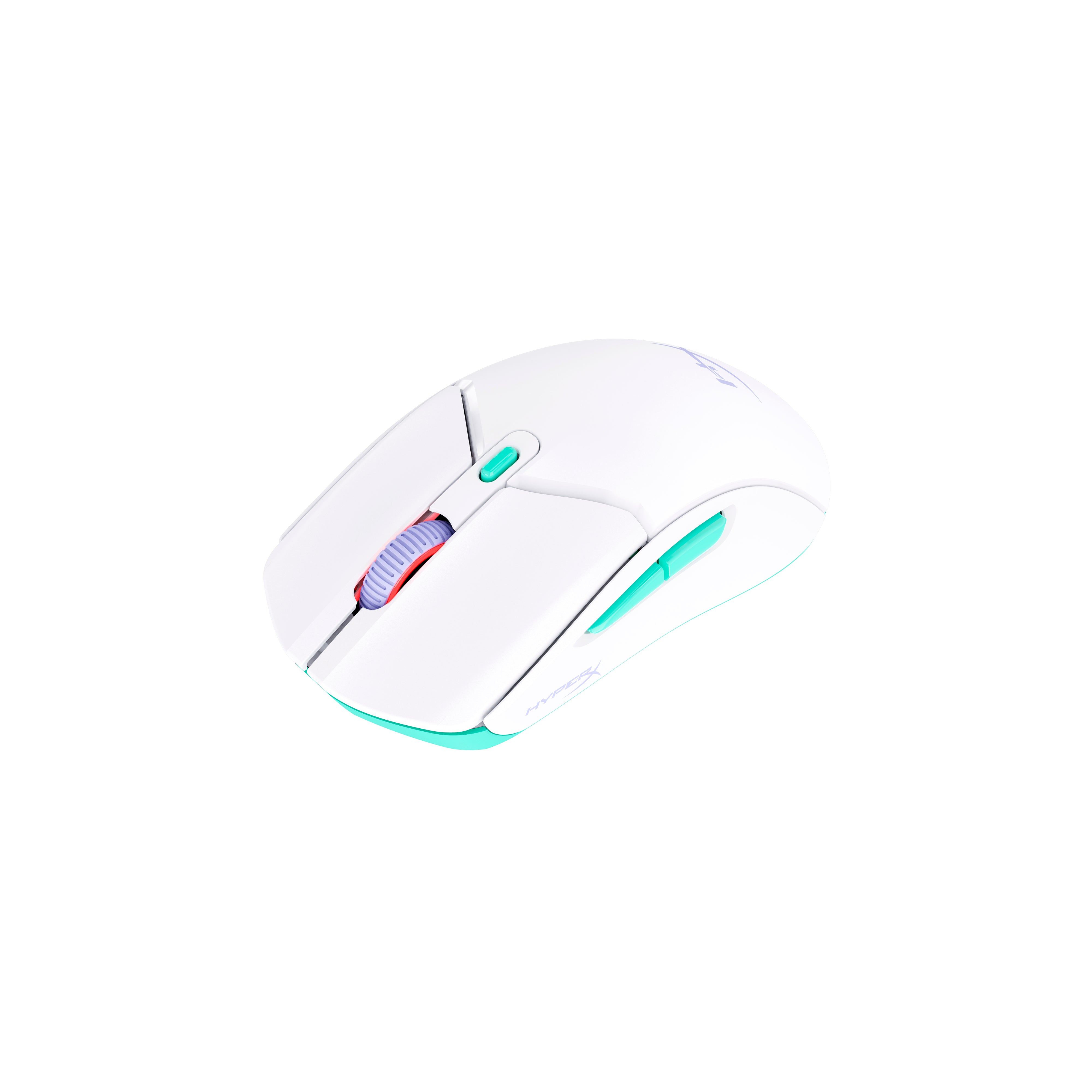 HyperX Pulsefire Haste 2 Core sf - Souris gamer (blanc/vert/violet) - 03