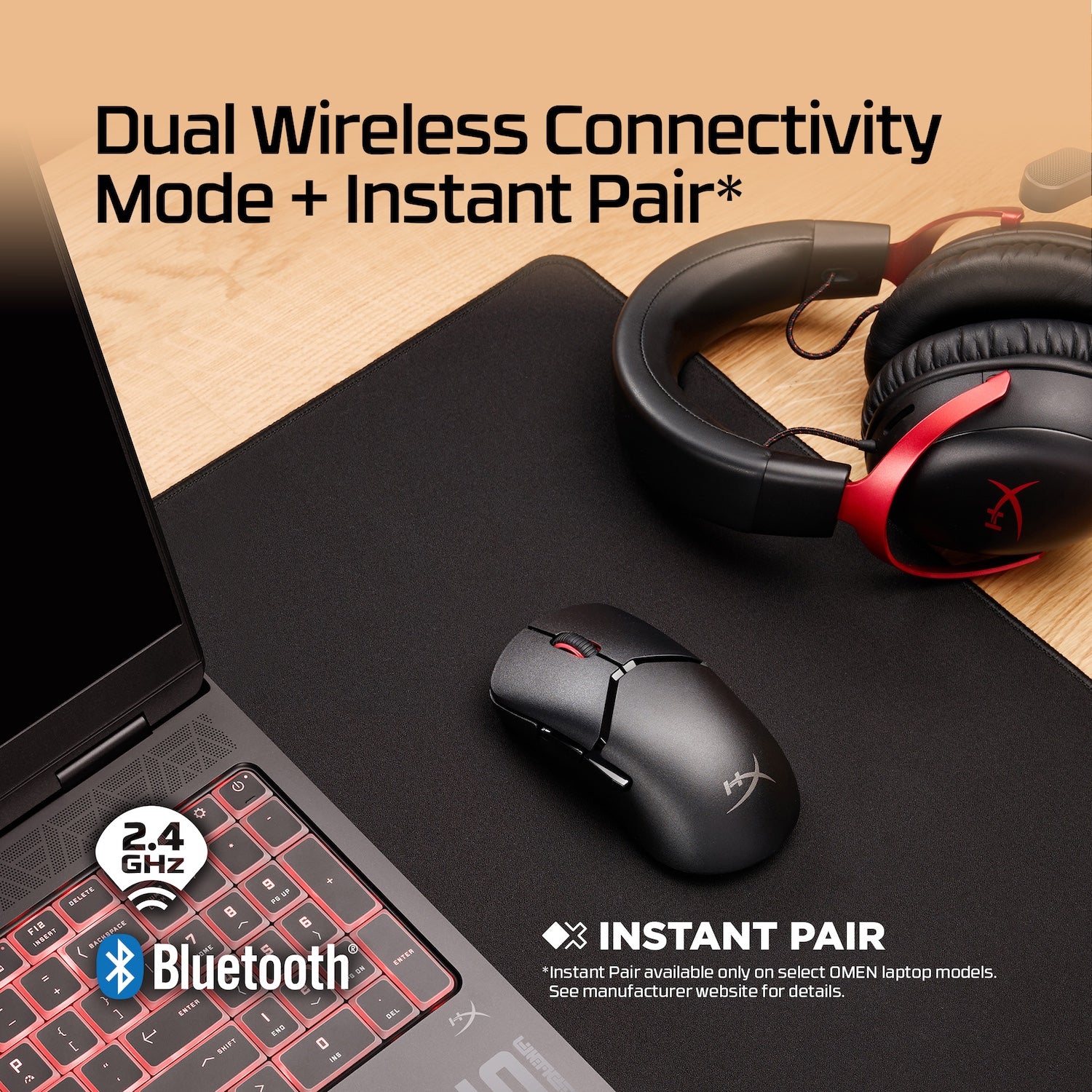 Souris gamer sans fil HyperX Pulsefire Saga Pro (noire) - 06