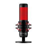 HyperX QuadCast - microphone USB (rouge noir) - Éclairage rouge - 01