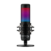 HyperX QuadCast S - Microphone USB (gris noir) - Éclairage RGB - 01