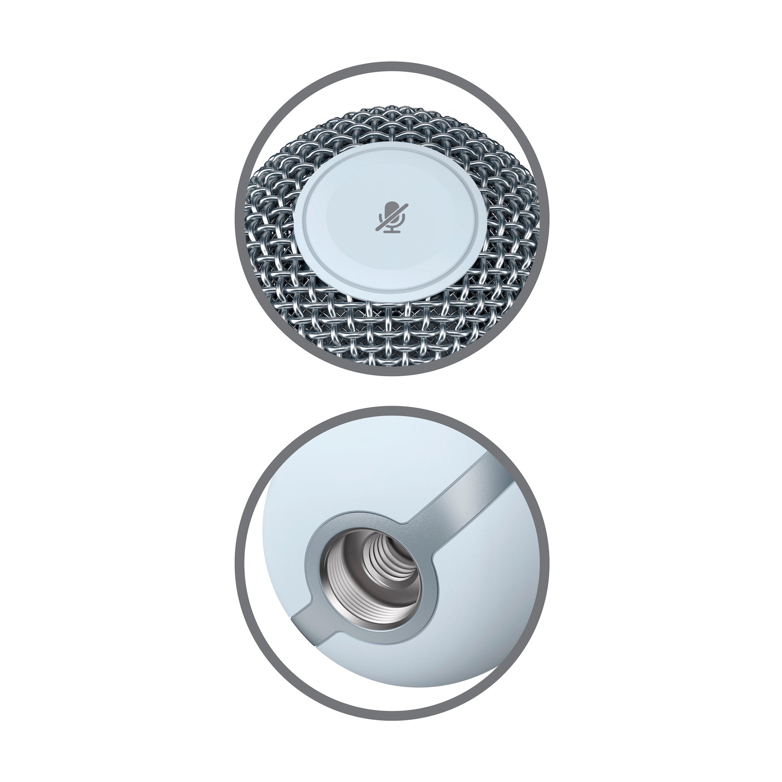 HyperX SoloCast - Microphone USB (blanc) - 06