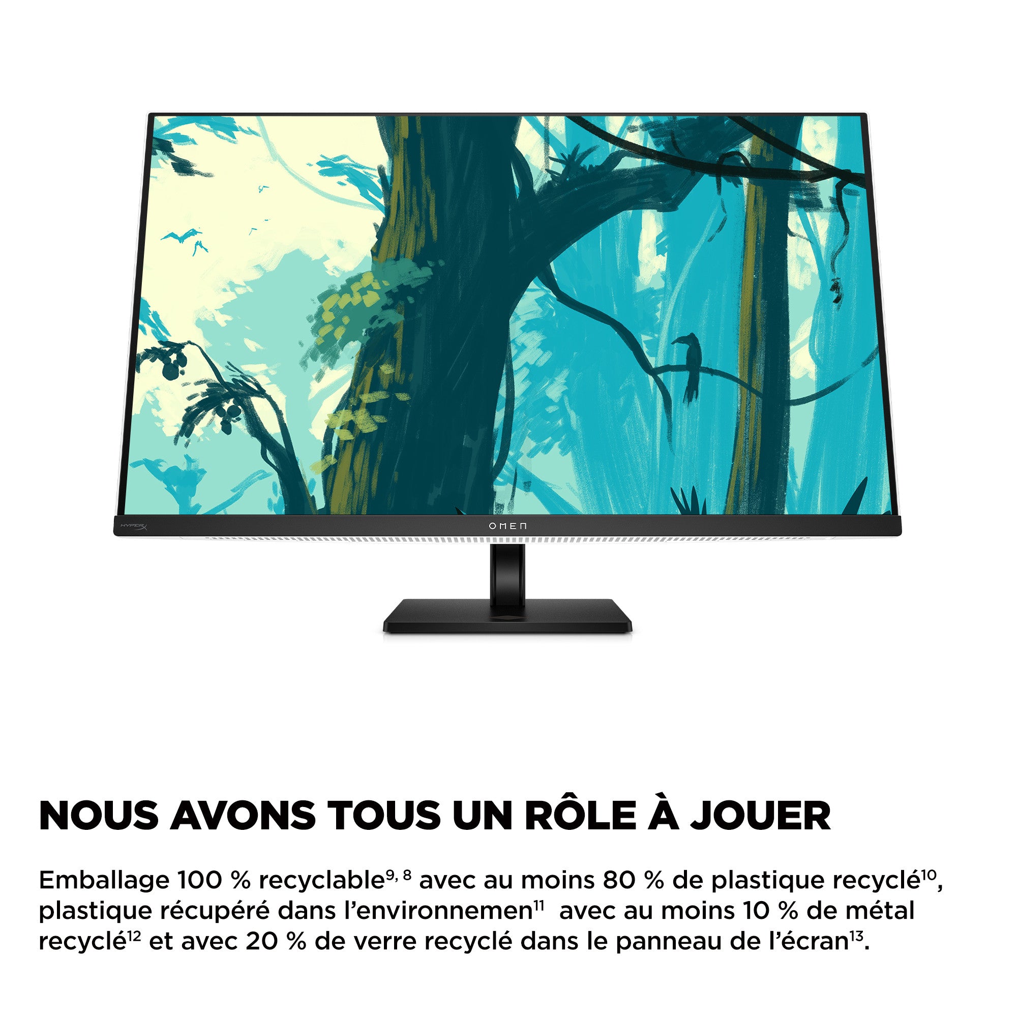 Écran gamer OLED UHD 240 Hz 31,5 pouces OMEN Transcend - OMEN Transcend 32