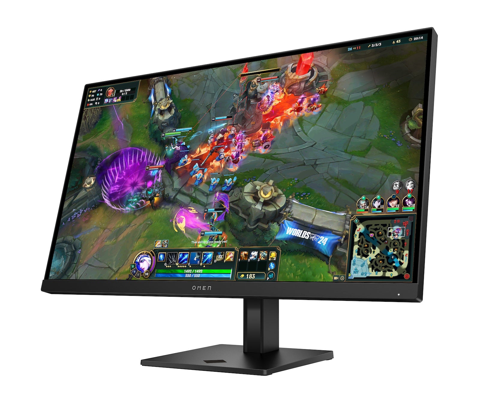 Écran gamer QHD 280 Hz OMEN 27 pouces – OMEN 27qs G2