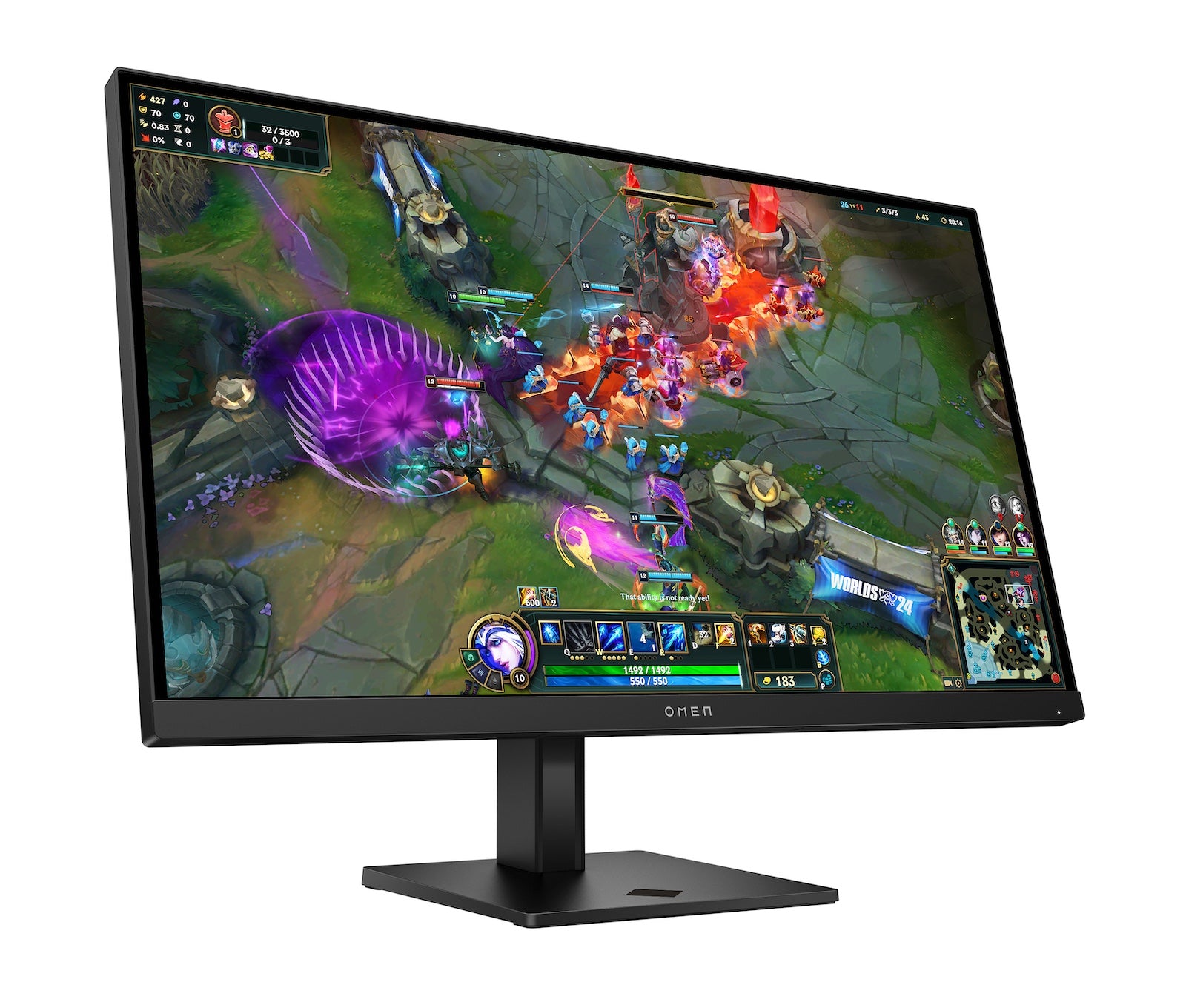 Écran gamer QHD 280 Hz OMEN 27 pouces – OMEN 27qs G2