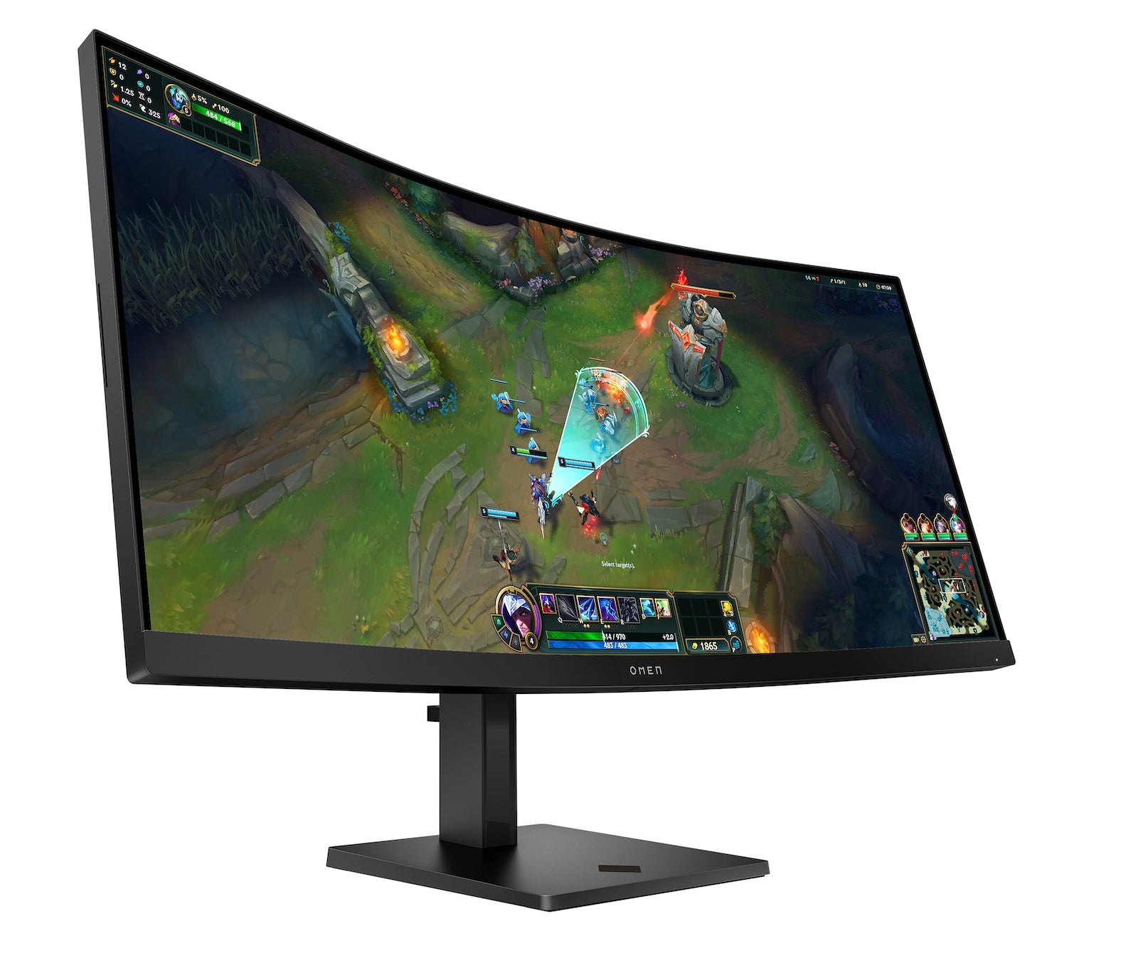 Écran gamer incurvé WQHD 180 Hz OMEN 34 pouces – OMEN 34c G2