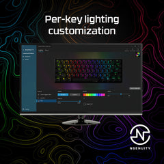 HyperX Alloy Origins 60 Rose – Clavier mécanique gaming