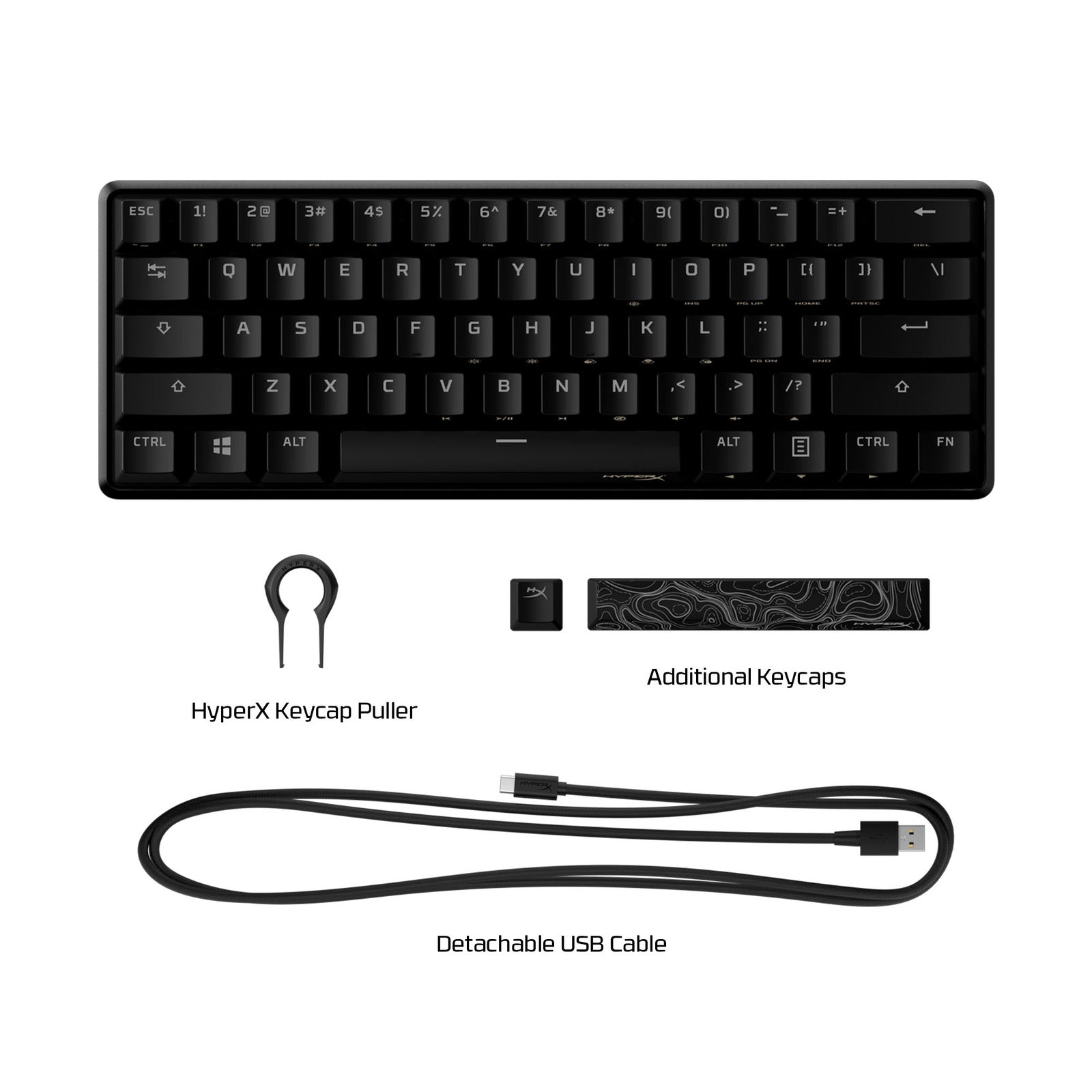 HyperX Alloy Origins 60 - Clavier mécanique gaming - HX rouge - 07
