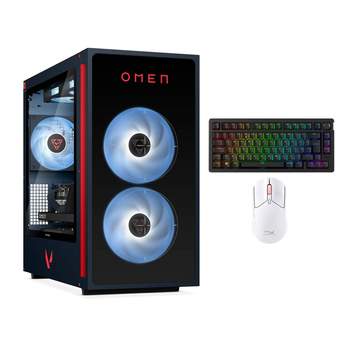 Pack PC de Bureau - OMEN 35L Valorant + Alloy Rise 75 sans fil + Pulsefire Haste 2 Sans Fil