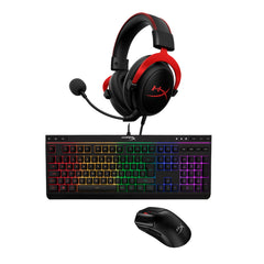 HyperX Offre Groupée - Cloud II + Alloy Core RGB + Pulsefire Haste 2 Core