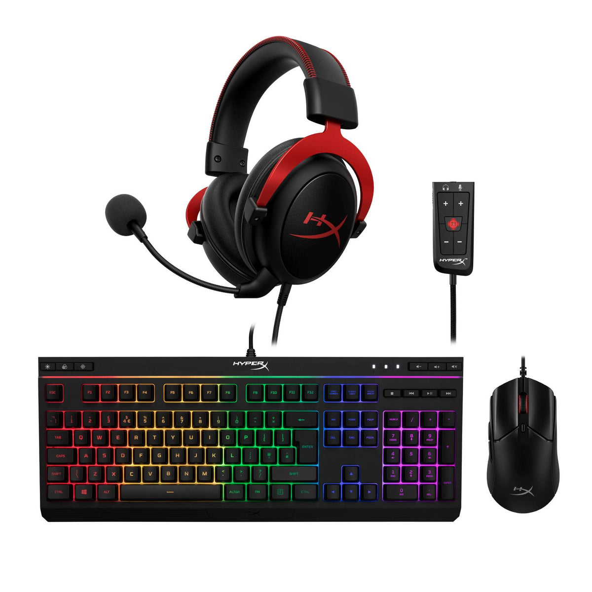 HyperX Offre Groupé - Cloud II + Alloy Core + Pulsefire Haste 2