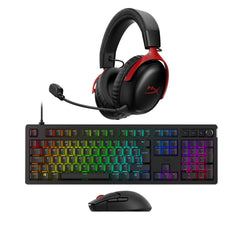 HyperX Offre Groupé - Cloud III S Sans Fil + Alloy Rise + Pulsefire Saga Pro Sans Fil