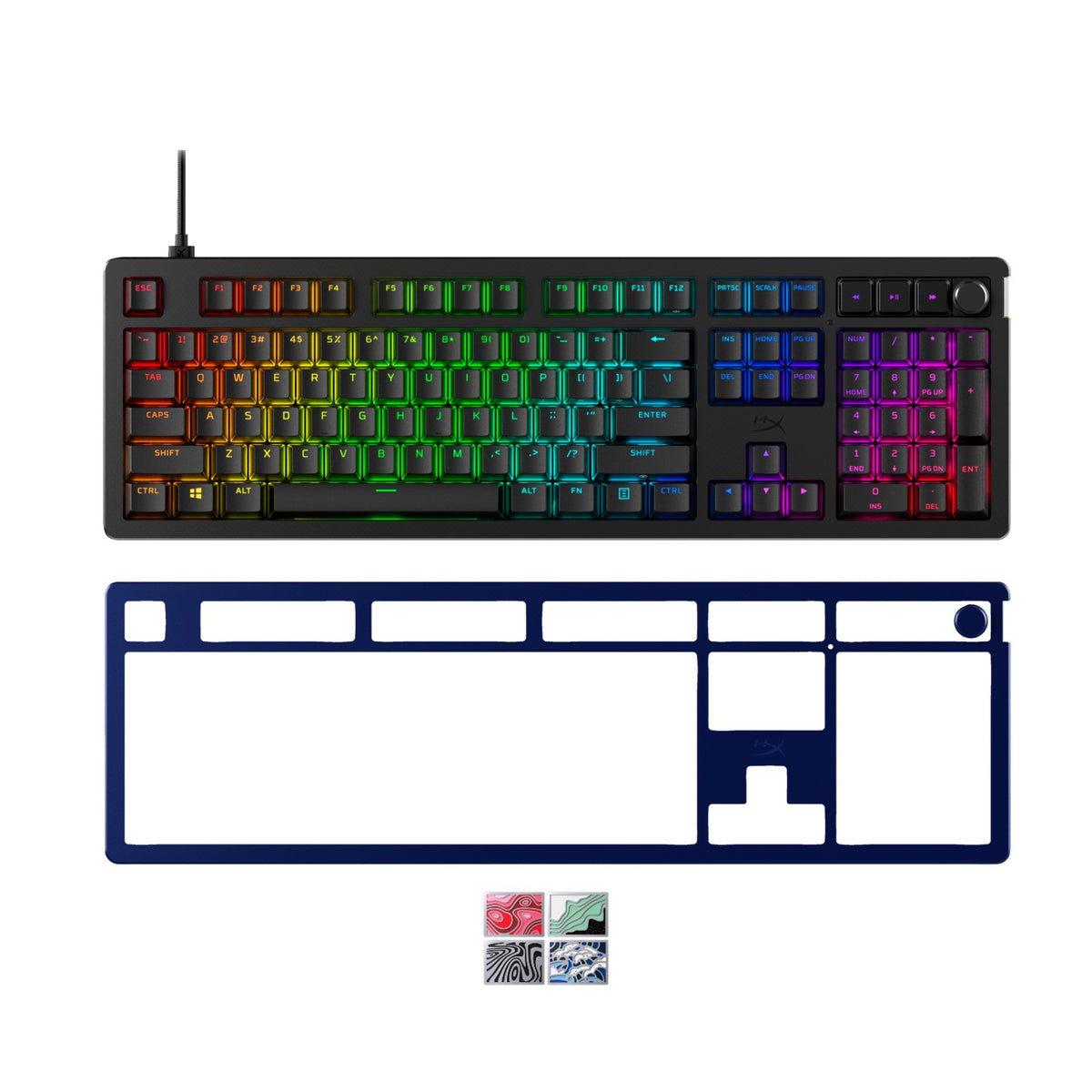 HyperX Bundle - Alloy Rise + Top Plate + Badge Set