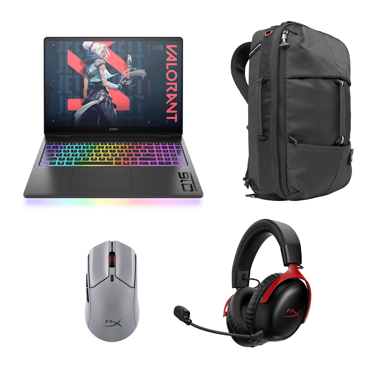 Laptop Pack - OMEN MAX 16 GeForce RTX™ 5090 + Cloud III S Wireless + Pulsefire Haste 2 Pro + Knight