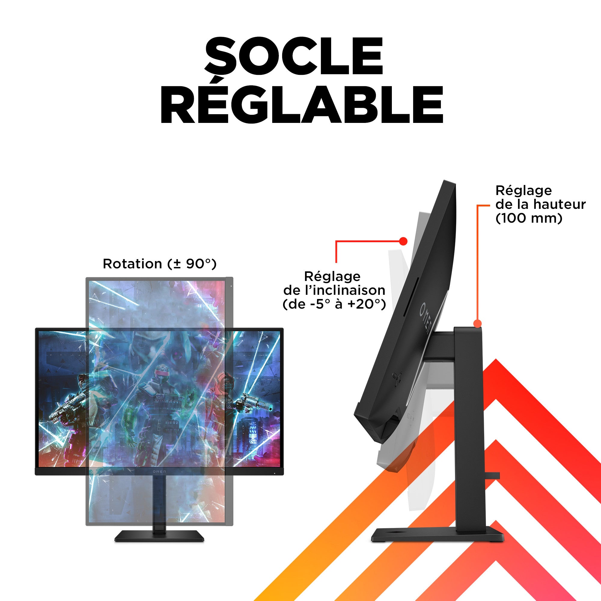 Écran gamer FHD 240 Hz OMEN 27 pouces - OMEN 27s - 06