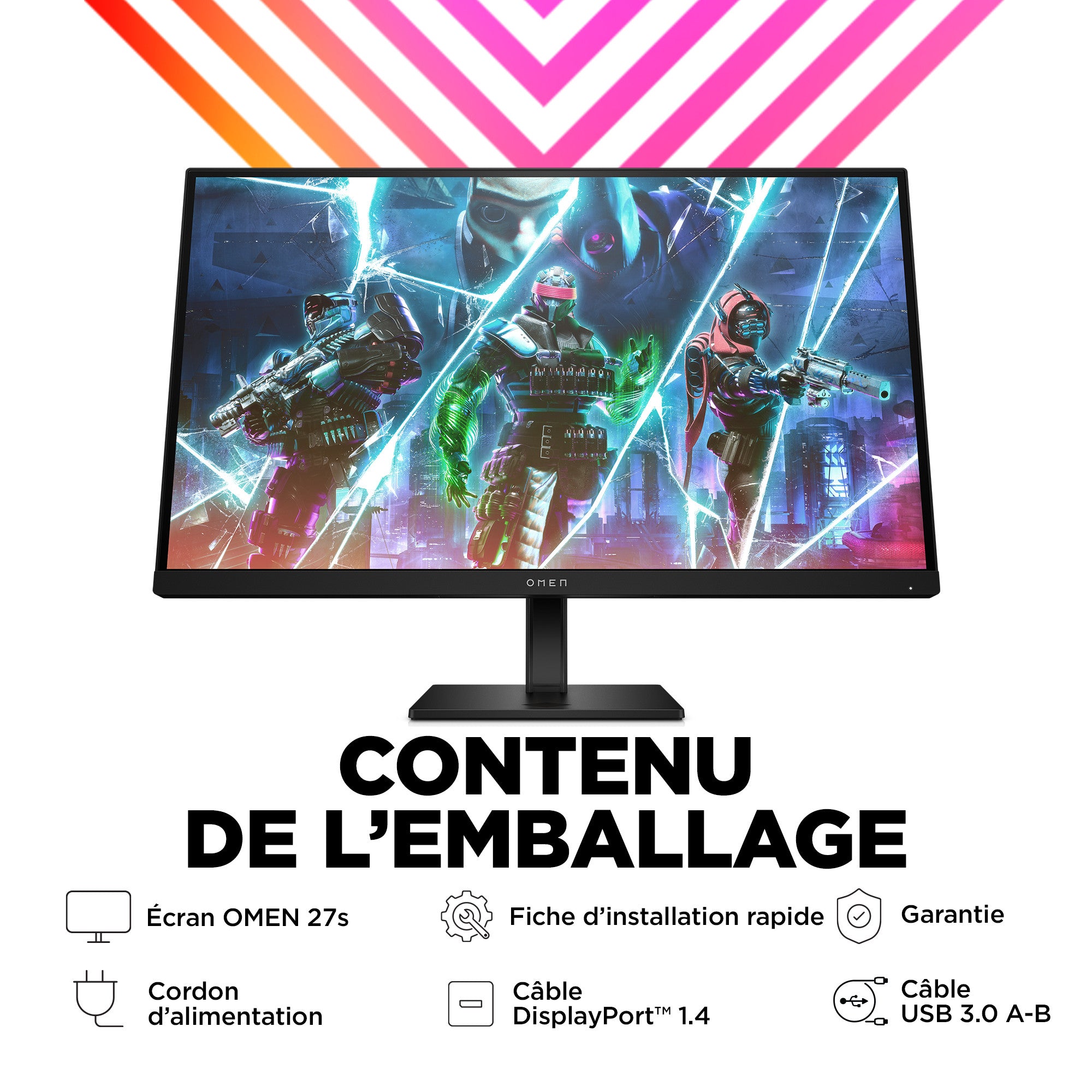 Écran gamer FHD 240 Hz OMEN 27 pouces - OMEN 27s - 09