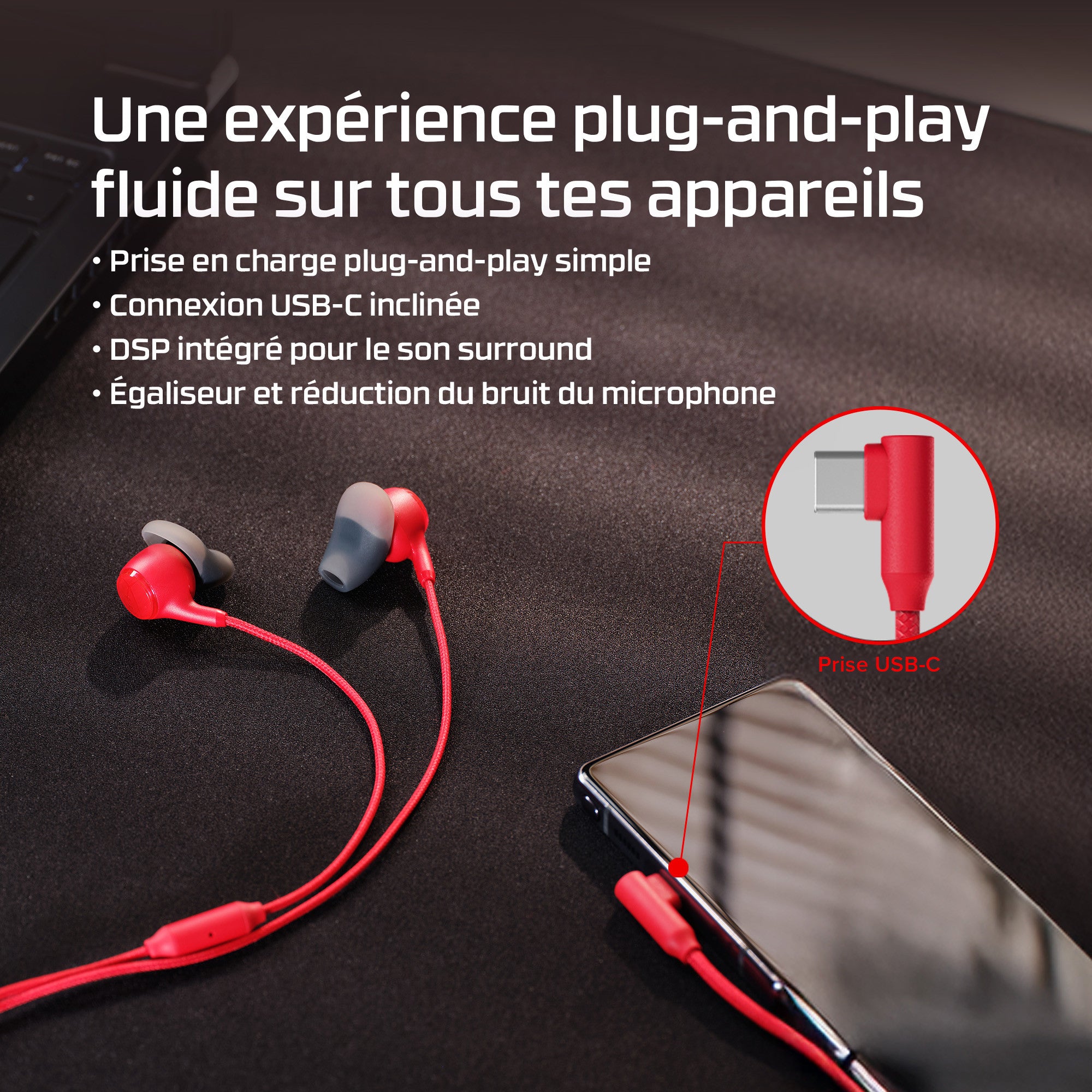Écouteurs HyperX Cloud III S Noir - 05
