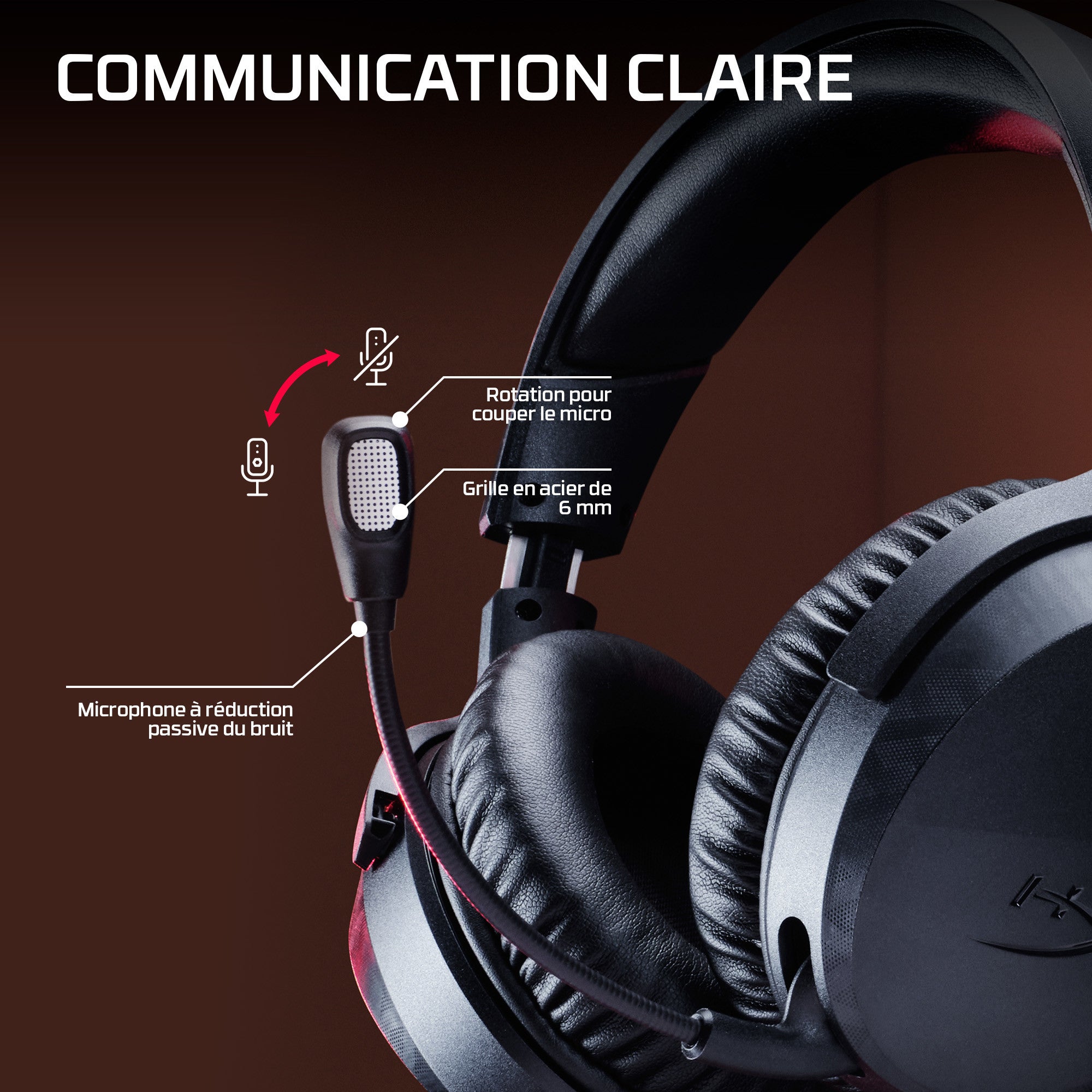 Casque gamer sans fil – HyperX Cloud Stinger 3 - 07
