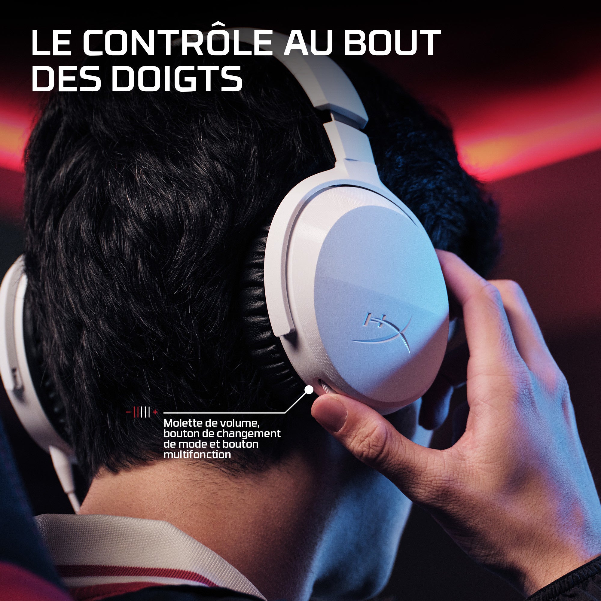 Casque gamer sans fil – HyperX Cloud Stinger 3 - 09
