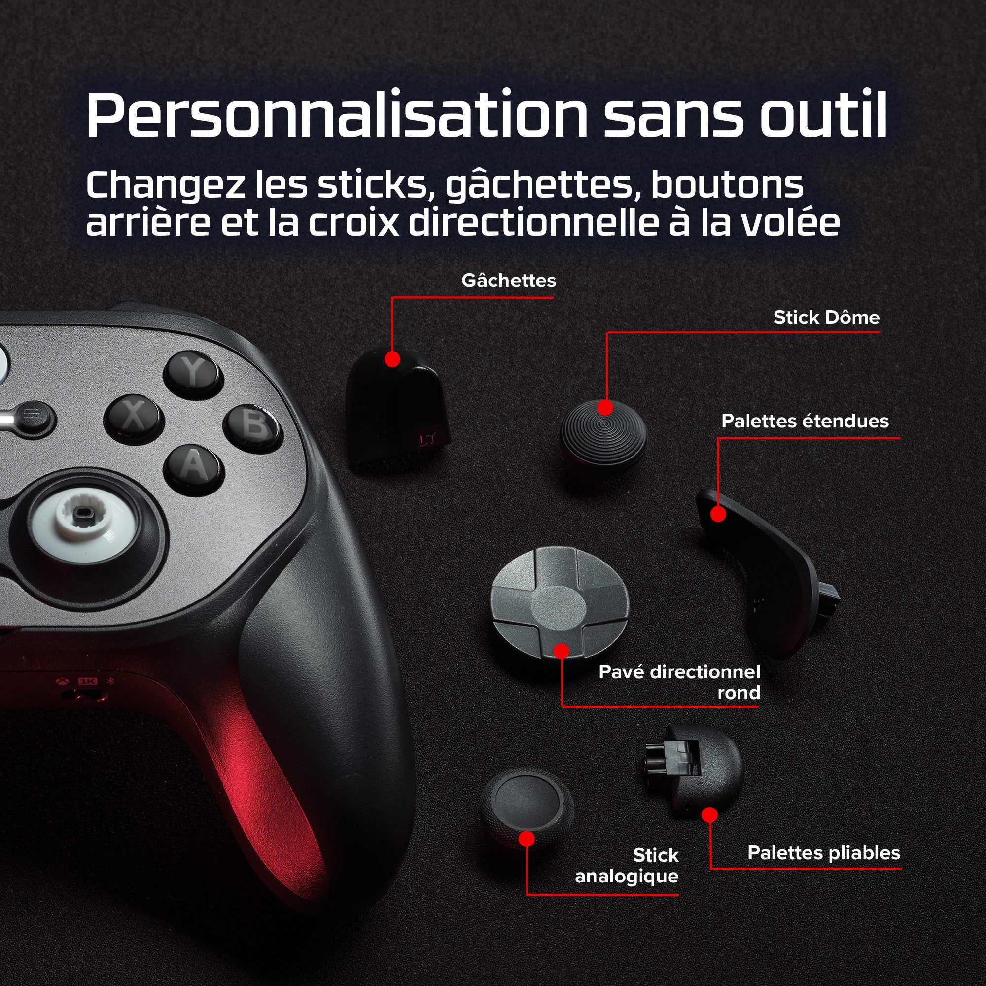 HyperX Clutch Talon - Manette de jeu sans fil - Xbox - 04