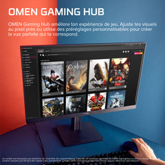 Écran gamer HyperX OMEN 23,8 pouces FHD 180 Hz – OMEN 24 G2 - 03
