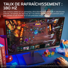 Écran gamer HyperX OMEN 23,8 pouces FHD 180 Hz – OMEN 24 G2 - 05