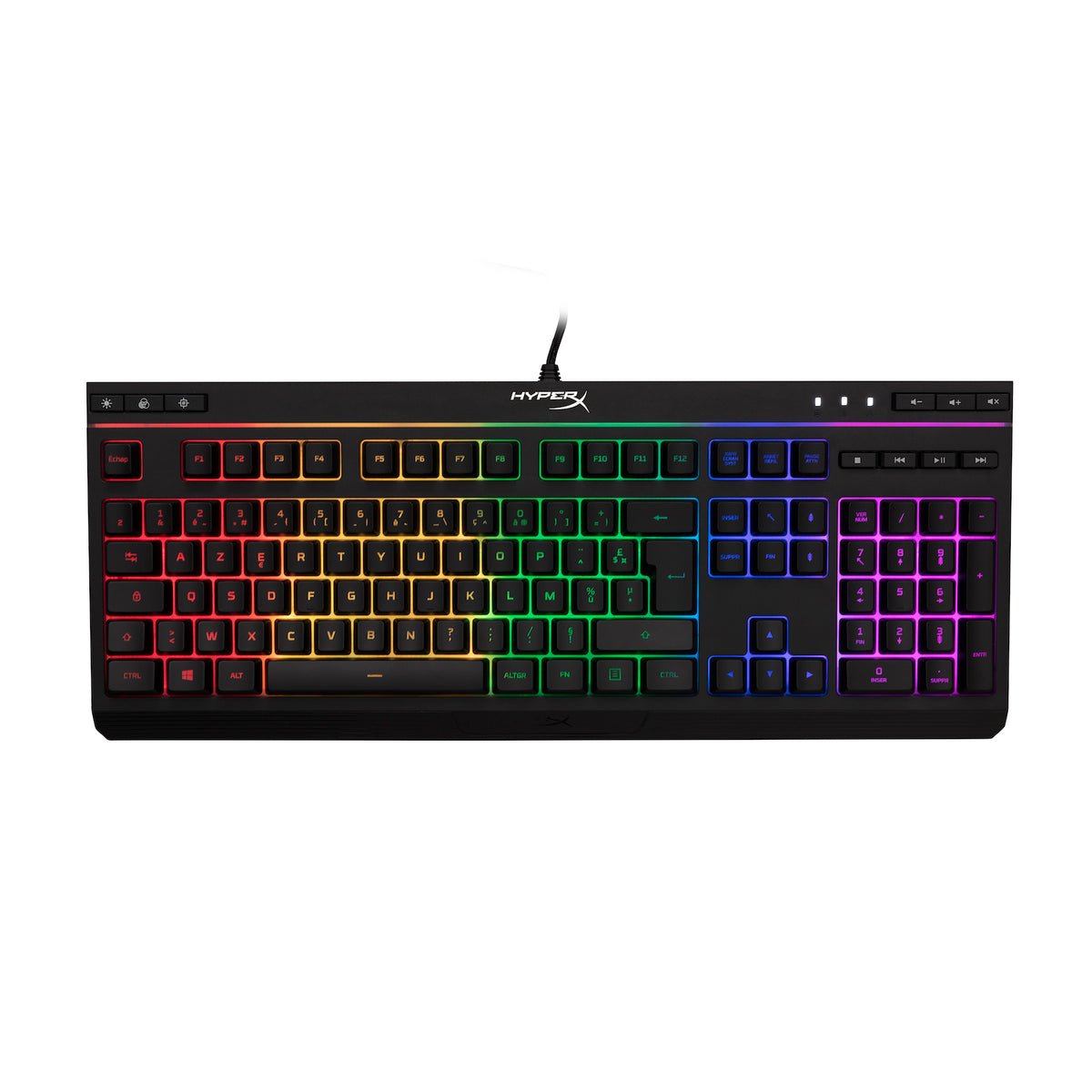 RGB hyperX core en alliage - Clavier de jeu (disposition FR) - 01