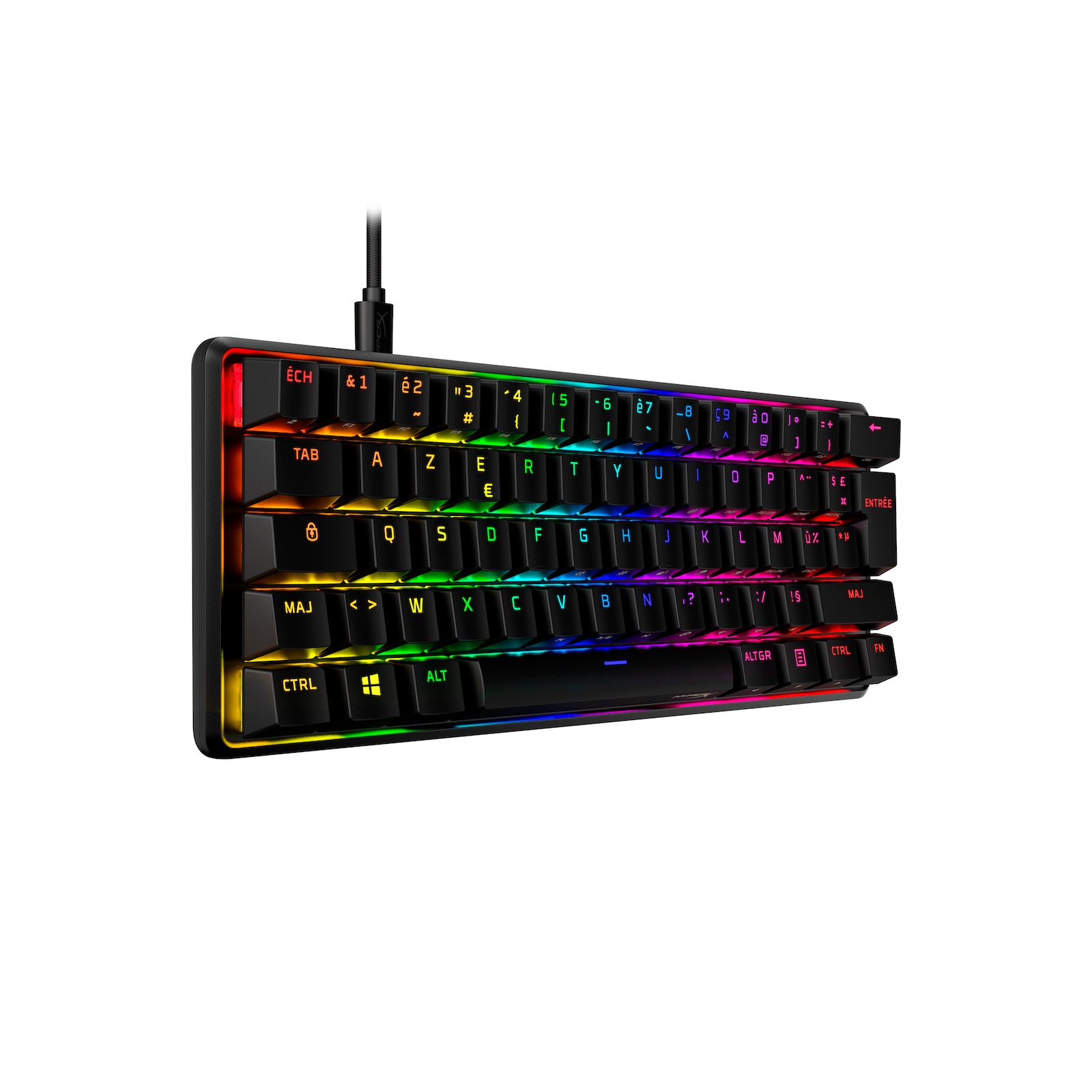HyperX Alloy Origins 60 - Clavier mécanique gaming - HX rouge - 08