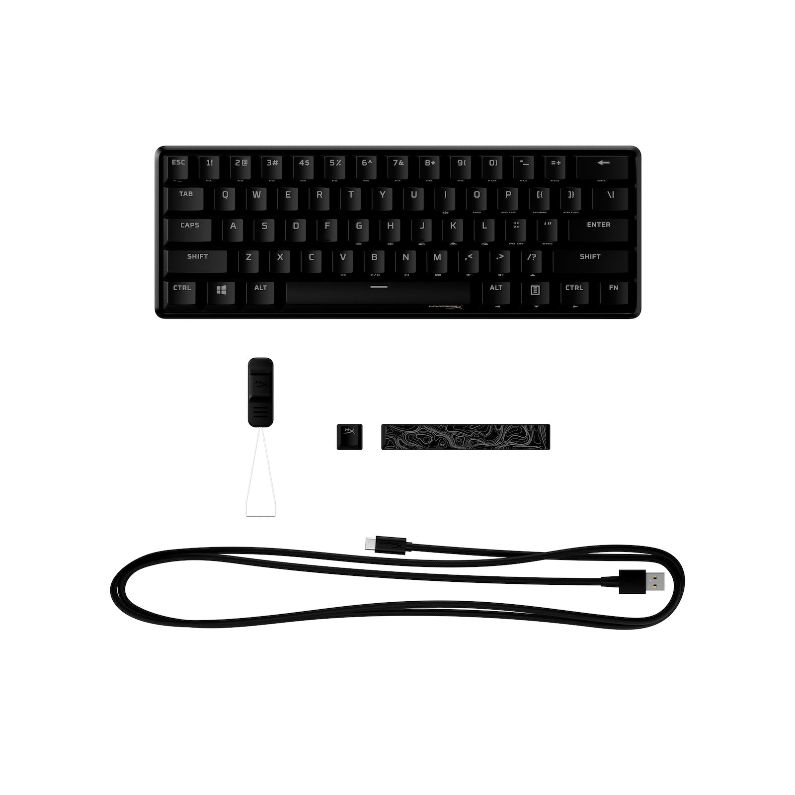 Alliage HyperX origins 60 - Clavier mécanique de jeu - Rouge HX (disposition des États-Unis) - 07