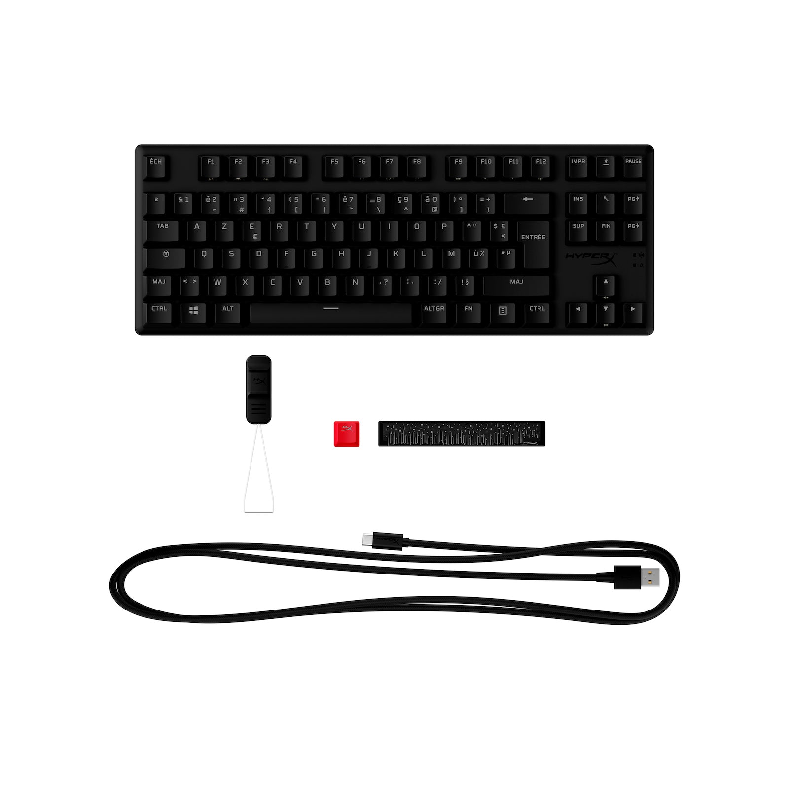 HyperX Alloy Origins Core PBT HX Red - Clavier de jeu mécanique - 07