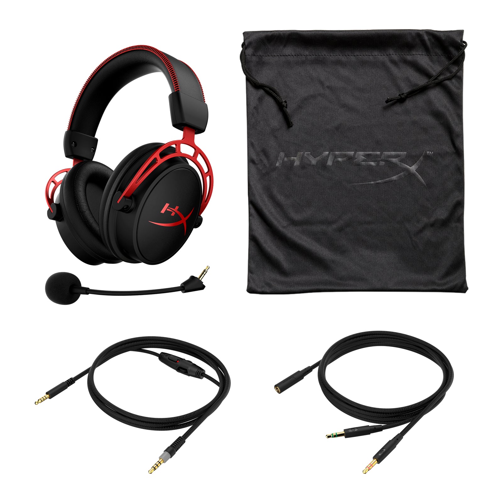 Hyperx Casque de jeu sans fil Cloud Alpha Noir | Techinn Hyperx Casque de jeu sans fil Cloud Alpha Noir | Techinn