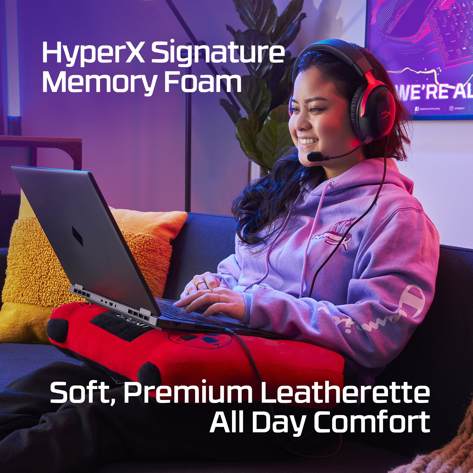 HyperX Cloud III — Casque de jeu (noir/rouge) - 02
