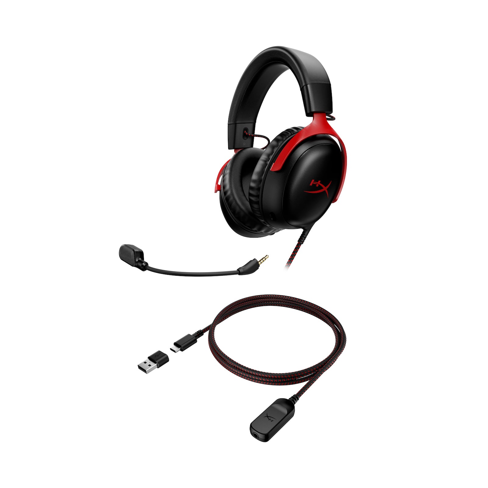 HyperX Cloud III — Casque de jeu (noir/rouge) - 13