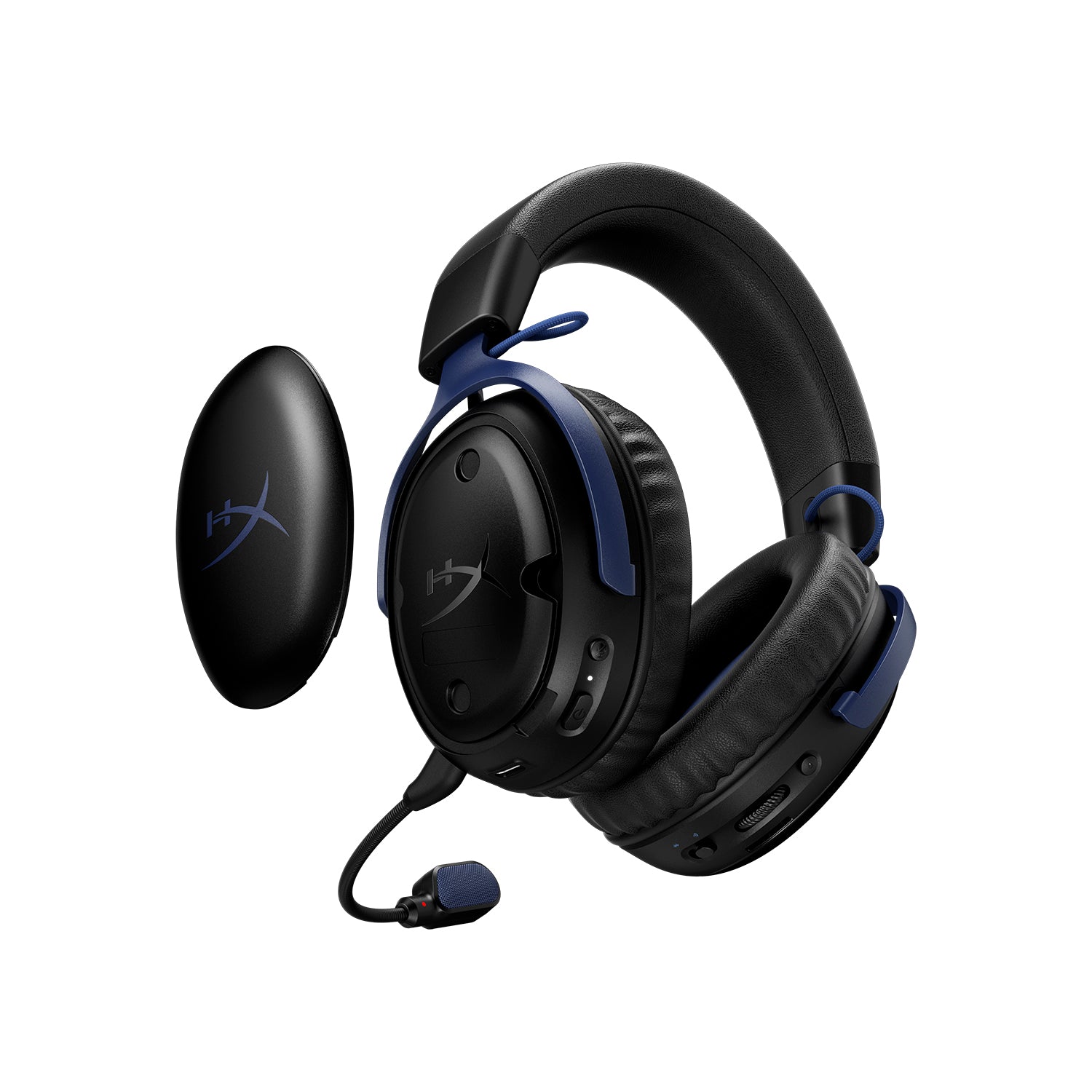 HyperX Cloud III S - Casque gamer sans fil (Noir/Bleu) - 07