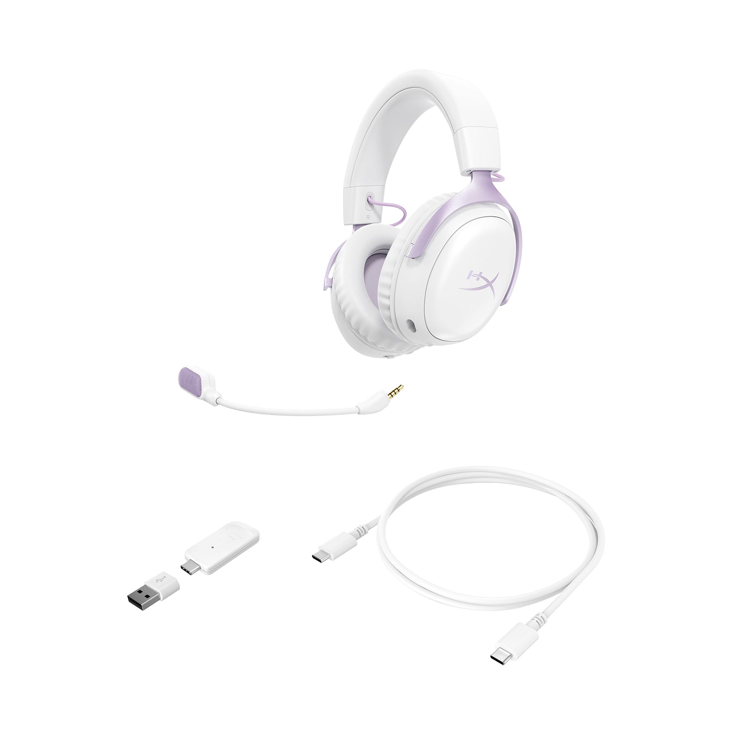 HyperX Cloud III S - Casque gamer sans fil (lavande) - 08