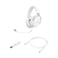 HyperX Cloud III S - Casque gamer sans fil (lavande) - 08