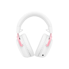HyperX Cloud III S - Micro-casque gamer sans fil (Blanc/rose) - 03