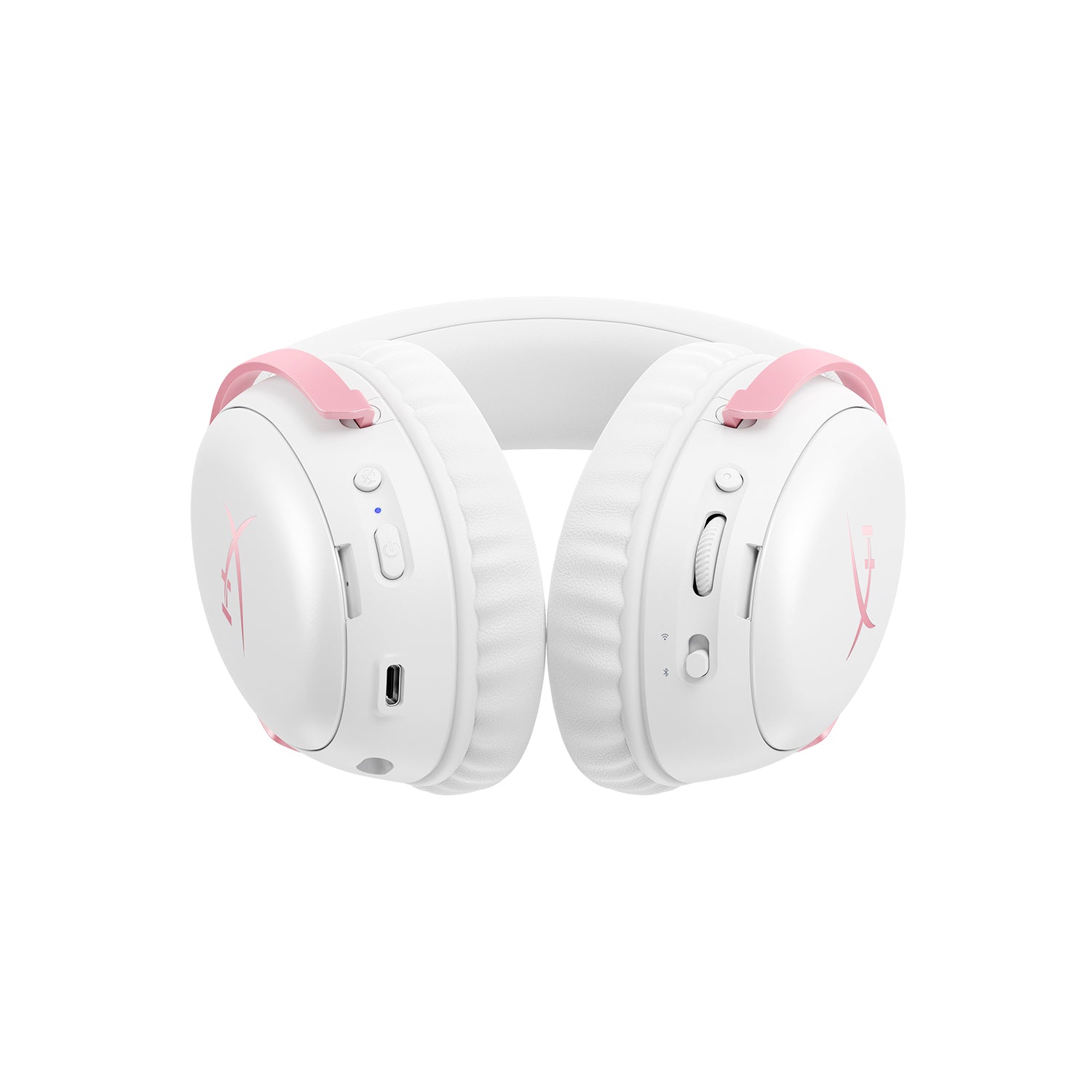 HyperX Cloud III S - Micro-casque gamer sans fil (Blanc/rose) - 06
