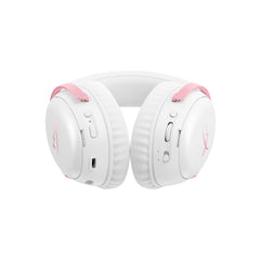 HyperX Cloud III S - Micro-casque gamer sans fil (Blanc/rose) - 06