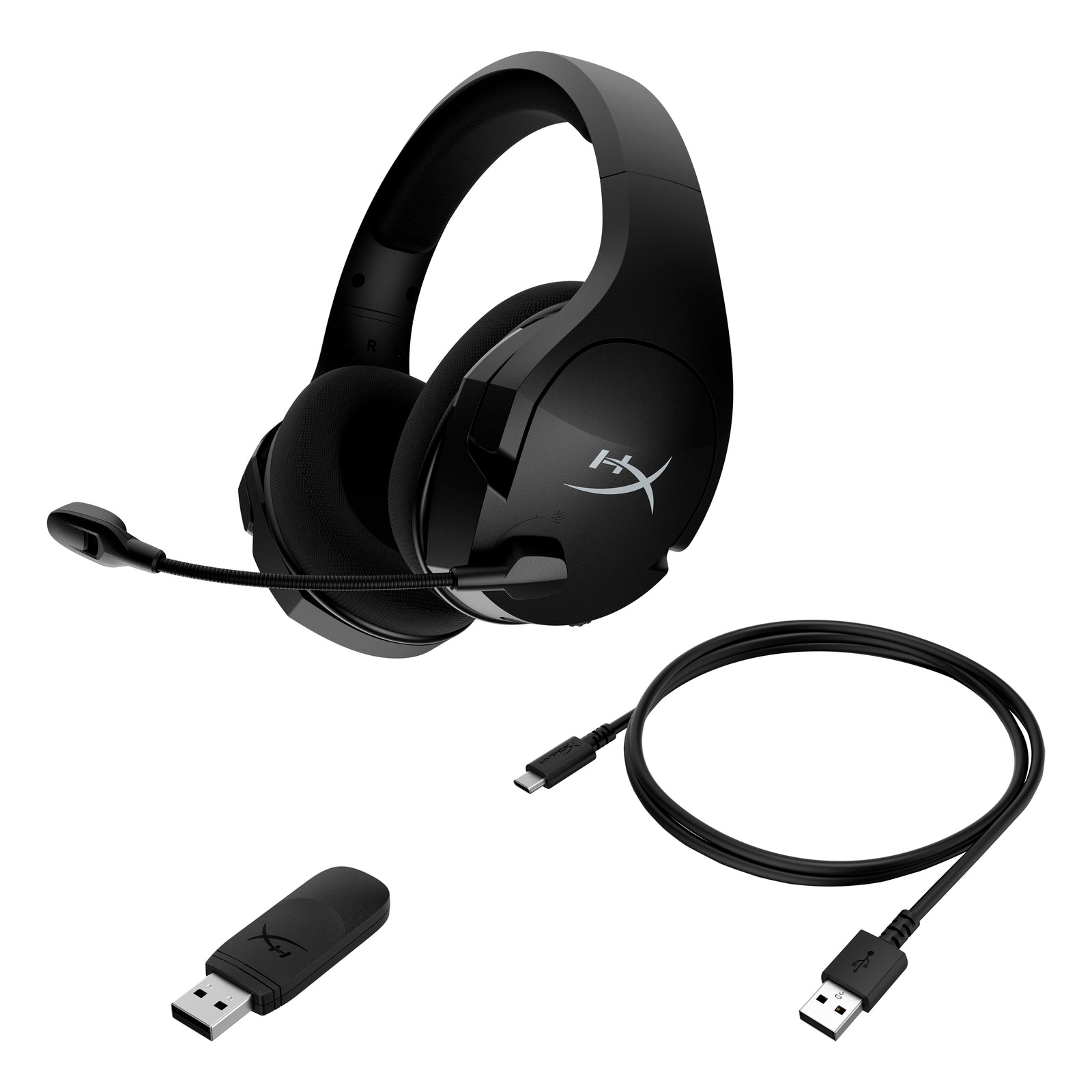 HyperX Cloud Latex Core - Casque pour jeux sans fil + 7.1 (noir) - 08