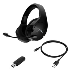 HyperX Cloud Latex Core - Casque pour jeux sans fil + 7.1 (noir) - 08