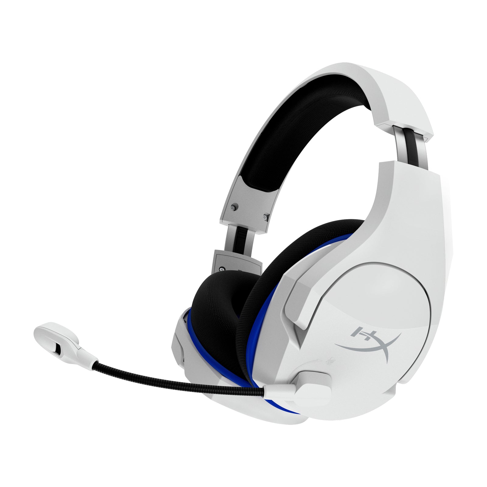 Core HyperX Cloud Plus - Casque pour jeux sans fil (bleu blanc) - PS5 -PS4 - 07