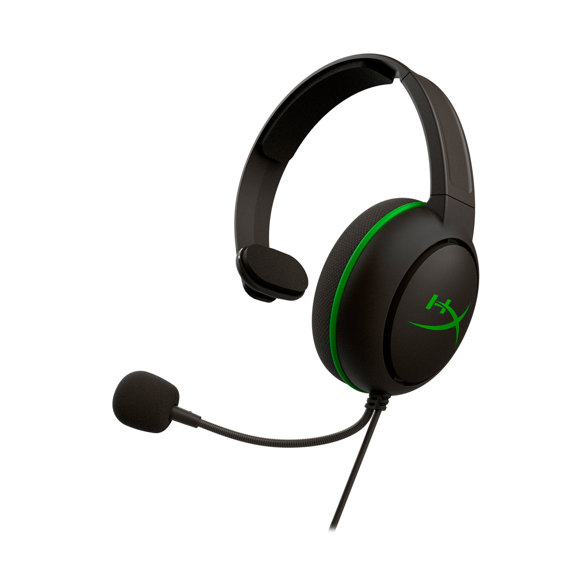 Casque-micro HyperX CloudX Chat (noir-vert) - Xbox - 01