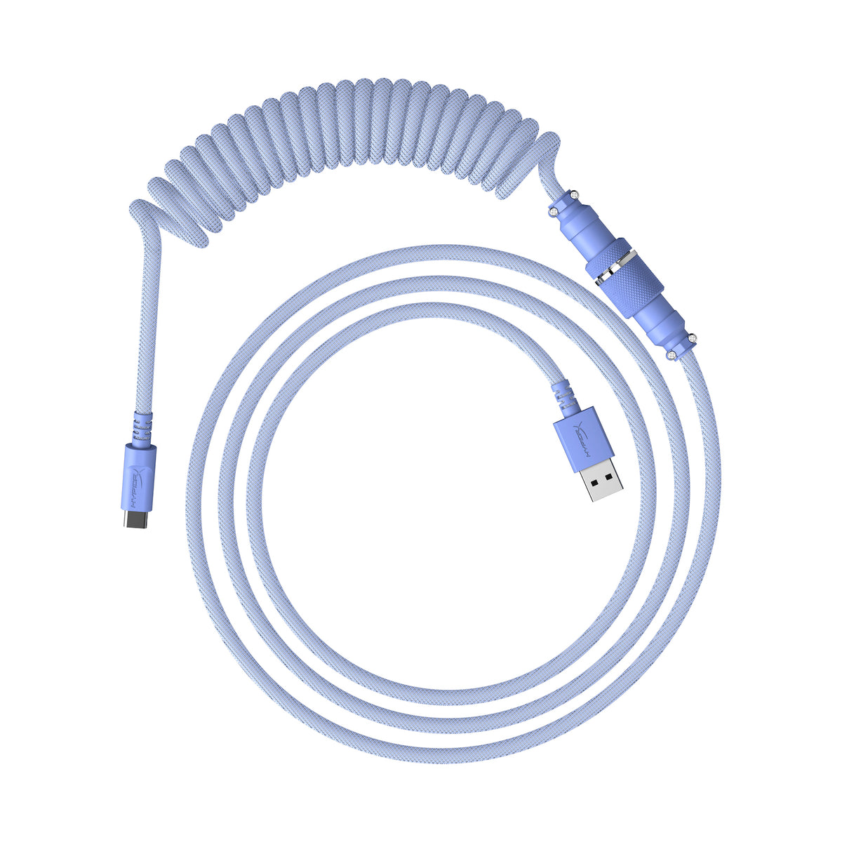 Câble torsadé USB-C HyperX violet clair - 01