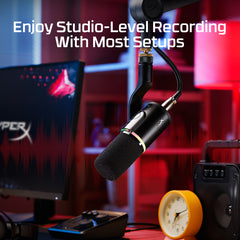 HyperX FlipCast – Microphone dynamique USB/XLR